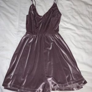 Velvet romper